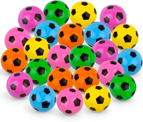 Miniatura 17 de 24 piezas de pelotas de básquetbol rebotadoras para niños, pelotas de goma de 32 mm de rebote deportivo a granel para recuerdos de fiesta, rellenos