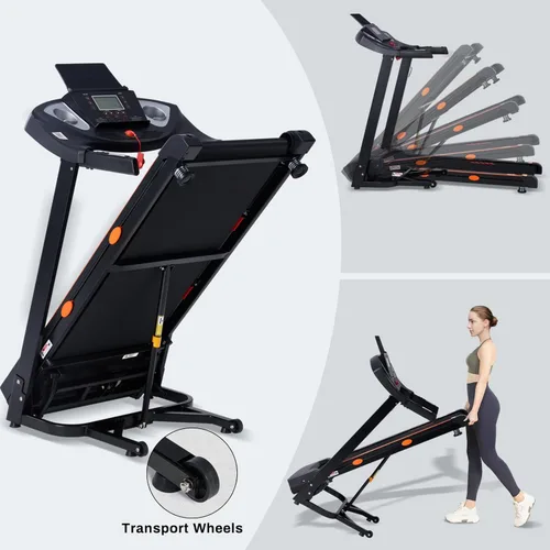 Miniatura 10 de Cinta de correr para el hogar con inclinación automática de 15 niveles, 0.5-10 MPH, banda de correr de 18 pulgadas de ancho, motor silencioso de 3.0