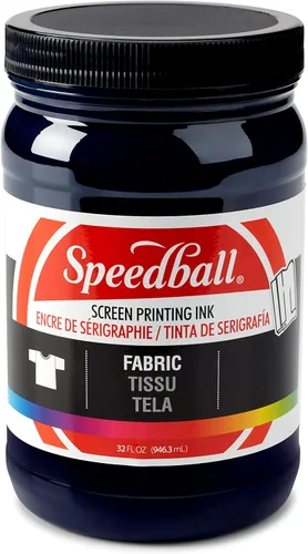 Miniatura 28 de Speedball Tinta de impresión de pantalla de tela, 8 onzas, color negro para impresión de camisetas y serigrafía