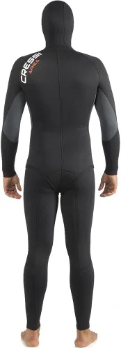 Miniatura 2 de Cressi Apnea - Traje de neopreno de pesca submarina de apnea de 2 piezas, chaqueta y pantalones, almohadilla de pecho, protección de rodilla, diseño