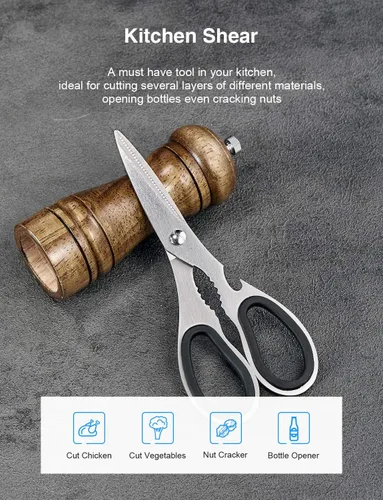 Miniatura 5 de Juego de cuchillos, 14 cuchillos de cocina de acero inoxidable de alto carbono súper afilados para chef con soporte acrílico, incluye cuchillos