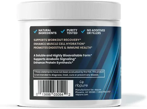 Miniatura 2 de nbpure Glutamina de rendimiento+: PepForm Péptidos de glutamina - Recuperación muscular sin OMG y salud intestinal - intestino permeable, apoyo