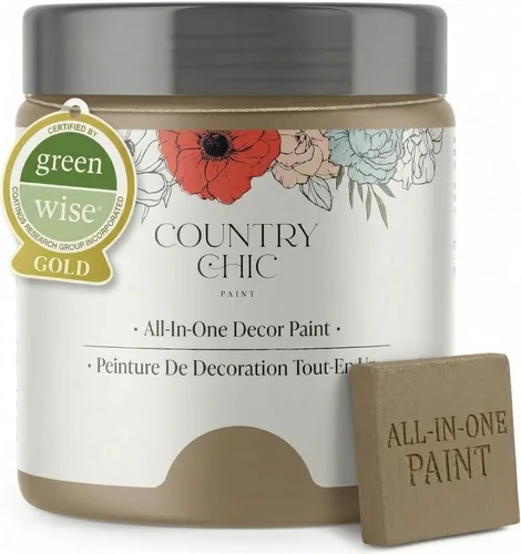 Miniatura 30 de Country Chic Pintura todo en uno estilo tiza para muebles, gabinetes, decoración del hogar, ecológica, acabado mate, imprimación incorporada y capa