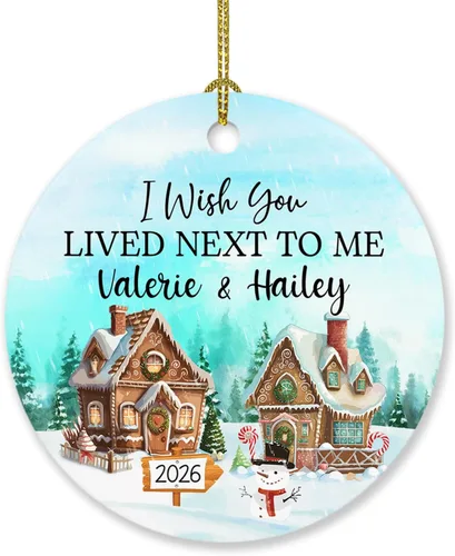 Miniatura 14 de Marco de fotos, adorno de Navidad 2024, regalo para hermanas, mejores amigas, mejores amigas, almas gemelas, adorno de Navidad, adorno de Navidad