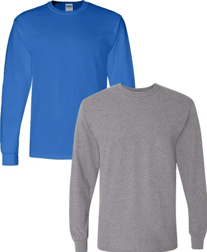 Miniatura 16 de Gildan - Camiseta DryBlend de manga larga para adulto, estilo G8400, paquete de 2