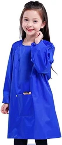 Miniatura 7 de Delantal impermeable de la pintura del artista de los niños, delantal del arte de los niños, delantal de los niños de manga larga