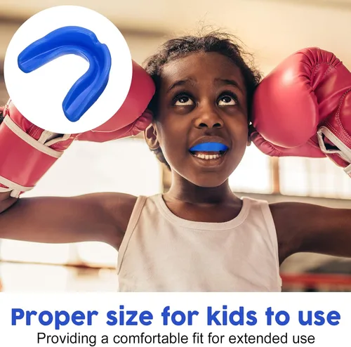 Miniatura 5 de BBTO Paquete de 40 protectores bucales para niños y jóvenes, para deportes, atléticos, para niños y niñas, para hockey, fútbol, boxeo, lacrosse