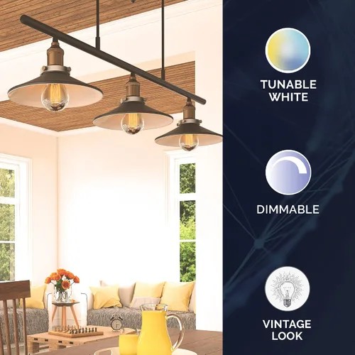 Miniatura 2 de Satco S11251/04 - Bombilla LED inteligente con WiFi ajustable con estrella de mar, funciona con Siri, Alexa, Google Assistant, SmartThings