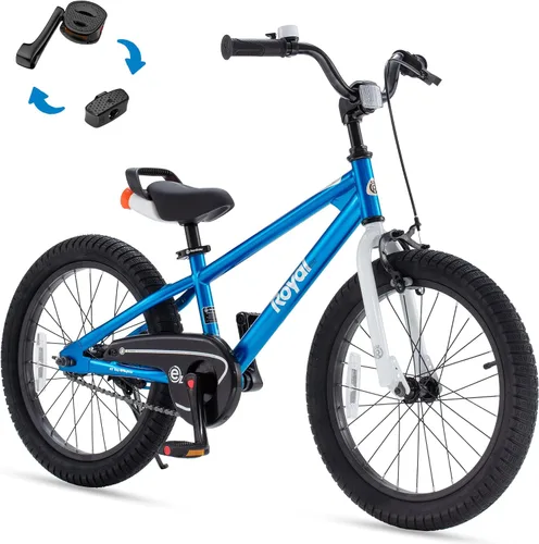 Miniatura 31 de RoyalBaby EZ Kids Bike 12 14 16 18 20 Inch Balance Pedal 2-in-1 Training Bicycle Boys Girls Ages 3 to 12 Years Easy Learn for Beginners