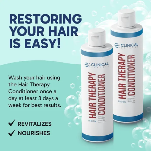 Miniatura 5 de Clinical Effects Acondicionador de terapia capilar – Acondicionador para el crecimiento del cabello para hombres y mujeres – Acondicionador profundo