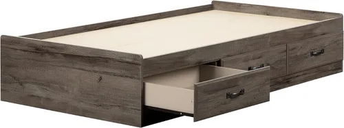 Miniatura 11 de South Shore Ulysses Mates - Cama con 3 cajones, tamaño matrimonial de 54 pulgadas, arándano