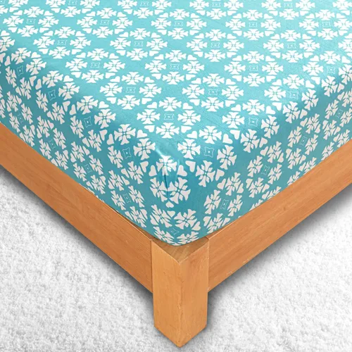 Miniatura 6 de Ramesses Juego de sábanas King de franela de microfibra estampada de poliéster, resistente a las manchas, suave y duradera, ropa de cama de 4 piezas