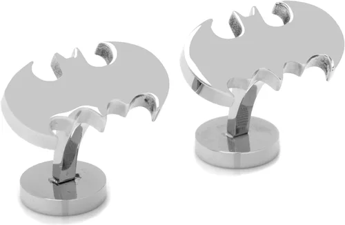 Miniatura 2 de DC Comics - Gemelos de Batman de acero inoxidable, con licencia oficial, plateado