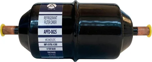 Appli Parts APFD-082S 1/4 pulg. Filtro Secador de Línea Líquida Refrigerante AC para Refrigeración HVAC 082S ODF Conexión por Soldadura Universal