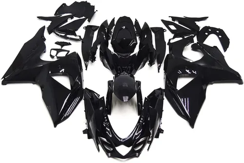 Miniatura 16 de FLPRO Carenados Completos de Motocicleta Compatibles con Suzuki 2003 2004 GSXR1000 K3 GSXR 1000 03 04 Plástico ABS Inyección Carrocería Negro Negro