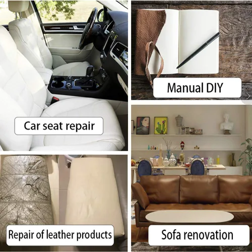Miniatura 5 de Cindy's Tape Cinta de cuero adhesiva impermeable para reparaciones de 3 x 60 pulgadas para sofás, asientos de automóvil, bolsas, muebles, asiento