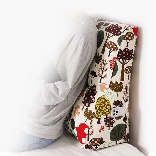 Miniatura 2 de Almohada de cuña elevada para cabecero de cama individual, cojín de apoyo para sentarse en la cama, respaldo de cama, almohada de lectura para sofá