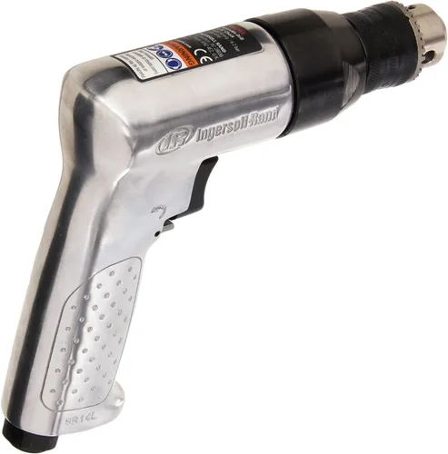 Miniatura 6 de Ingersoll Rand 7803RAKC Taladro neumático de mandril sin llave de 1/2 pulgada, 500 RPM, 0.5 HP, par de 10.6in-lb, pistola