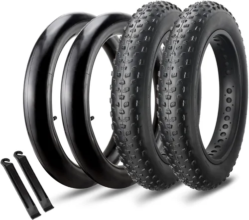 Miniatura 14 de MOHEGIA Fat Bike Tire: 20x3.0/20x4.0/26x3.0/26x4.0 Inch Foldable Replacement for E-Bike and MTB On-Road and Off-Road
