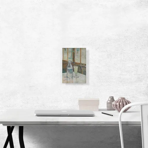 Miniatura 2 de ARTCANVAS Mesa de Cafe con Absinthe 1887 Lienzo de Vincent Van Gogh
