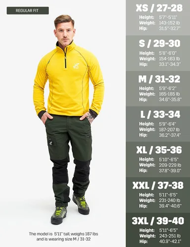 Miniatura 2 de RevolutionRace Pantalones Nordwand para hombre, pantalones duraderos para todas las actividades al aire libre