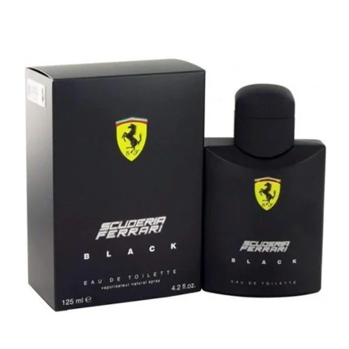 Miniatura 2 de Ferrari Scuderia Black Eau De Toilette Spray para hombre, 4.2 onzas