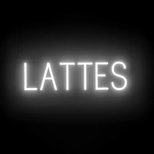 Miniatura 48 de SpellBrite Letrero de té Aspecto de letrero de té neón, luz LED azul, 13.1 x 6.3 pulgadas