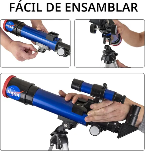 Miniatura 3 de Telescopio Lunar de la NASA para Niños – Aumento de 90x, Incluye Dos Oculares, Trípode de Mesa y Buscador – Telescopio para Niños para Principiantes