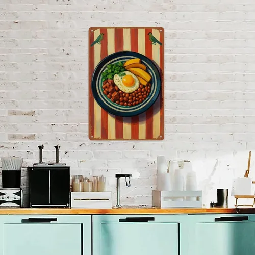 Miniatura 4 de Bandeja Paisa - Cartel de metal para decoración de pared de cocina, cocina, cocina, cocina, cocina, cocina, cocina, cocina, restaurante, bares