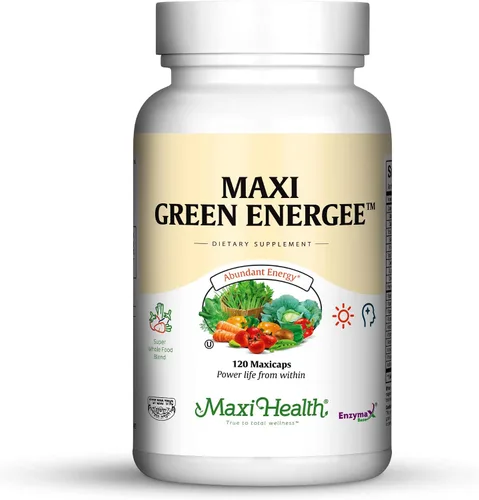 Miniatura 4 de Maxi Health Green Energee Super Whole Food Blend Cápsulas Kosher, 240