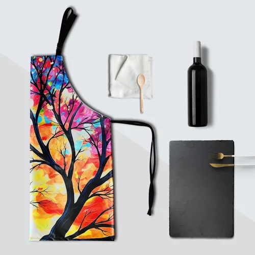 Miniatura 7 de Delantal de pintura de artista con 2 bolsillos, delantales artísticos para pintores, regalos para mujeres y hombres