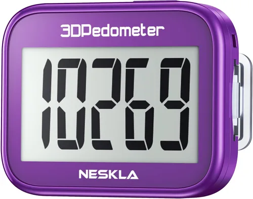 Miniatura 7 de 3D Pedometer for Walking, Simple Step Counter with Large Digital Display, Step Tracker with Removable Clip Lanyard, Accurately Track Steps for Men