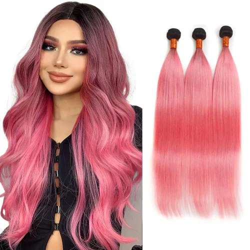 Miniatura 124 de Color 30 paquetes de cabello humano marrón onda del cuerpo paquetes 8 10 12 pulgadas brasileño virgen Remy extensiones de cabello humano doble trama