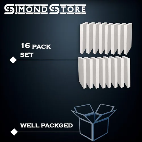 Miniatura 8 de SIMOND STORE Ladrillos de fuego aislantes – Clasificado 2500F – 0.75 pulgadas x 4.5 pulgadas x 9 pulgadas – Paquete de 16 ladrillos de fuego