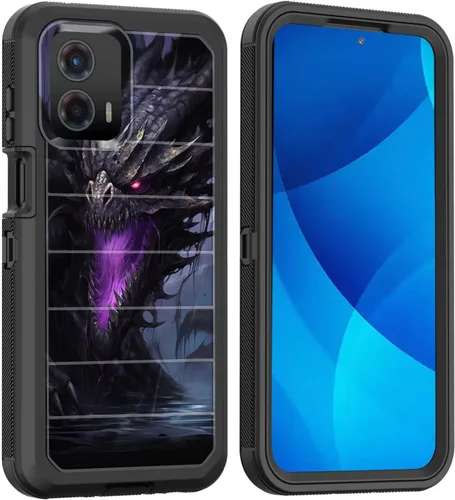 Miniatura 80 de Funda para Moto G Play 4G 2024, cuerpo completo, protección contra caídas, resistente, 3 capas, militar, resistente, duradera, para Motorola Moto G
