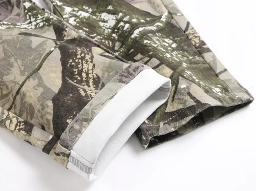 Miniatura 67 de Baylvn - Pantalones de mezclilla entallados y estampados para hombre con corte recto
