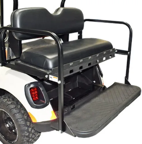 Miniatura 5 de GTW MACH3 Club Car DS Kit de asiento trasero para carrito de golf con marco de acero Compatible con modelos 1982-2000 (negro)