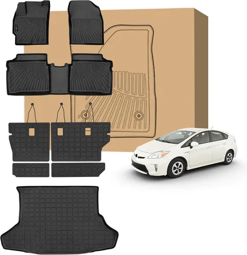 Miniatura 58 de Tapetes de suelo Peleus para Mercedes-Benz Sprinter 2500/3500 2025-2019, solo para furgoneta de carga, forros personalizados de goma TPE para todo