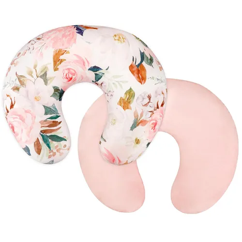 Miniatura 10 de DILIMI Funda de almohada de lactancia, fundas de lactancia suaves y elásticas para almohadas de lactancia, 1 paquete de funda reversible extraíble