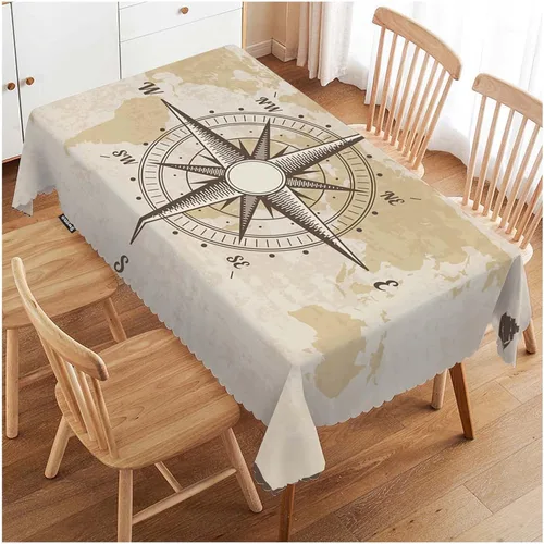Miniatura 9 de Swono - Mantel de mesa con patrón azteca, estilo étnico nativo, estilo boho geométrico, verde decorativo, para cocina, banquete de fiesta y mantel
