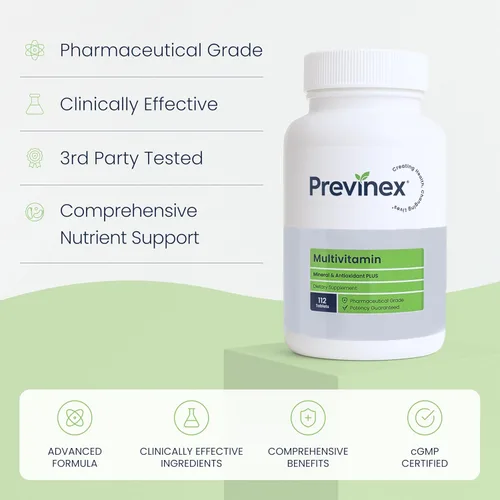 Miniatura 2 de Multivitamínico, mineral y antioxidante Plus - Multivitamínico para hombres y mujeres con nutrientes vitales, vitamina C, vitamina D y vitamina E