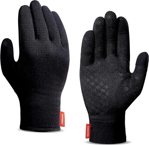 Guantes de correr con pantalla táctil mejorados guantes de invierno ligeros y térmicos guantes de compresión para hombres y mujeres antideslizantes