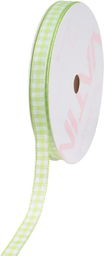 Miniatura 55 de VATIN Cinta a cuadros en blanco y negro – 3/8 pulgadas x 50 yardas, perfecta para cestas de Pascua, manualidades de primavera, envoltura de regalos