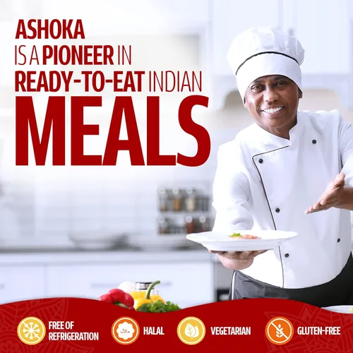 Miniatura 7 de Ashoka Comidas indias listas para comer desde 1930, 100% vegetariano Dal Makhani, comida india totalmente natural cocinada tradicionalmente, a base