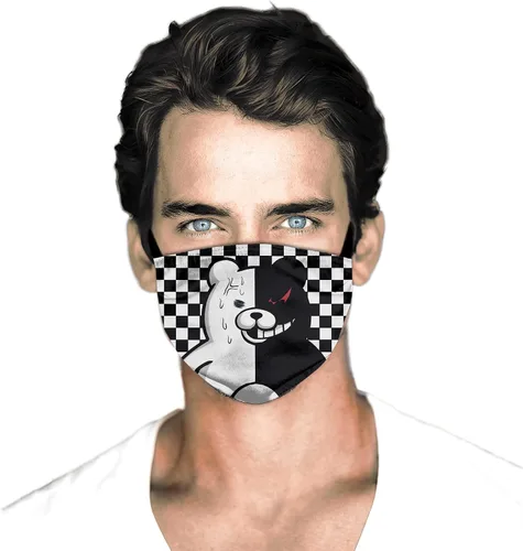 Miniatura 2 de 3 máscaras faciales ajustables reutilizables con cintas ajustables para las orejas bandana pasamontañas