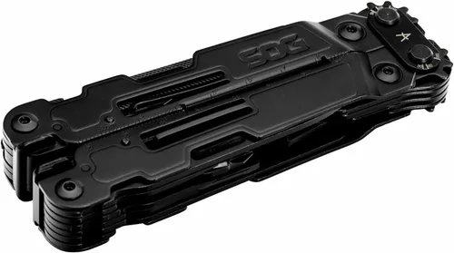 Miniatura 4 de SOG PowerAccess Deluxe Multiherramienta de Acero Inoxidable de Servicio Pesado Todo Uso con Funda de Nylon, Dos Hojas de Cuchillo, Abrelatas y Negro