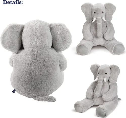 Miniatura 9 de Vermont Teddy Bear Animal de peluche de dinosaurio gigante – Peluche de dinosaurio jumbo, 3.5 pies, dinosaurio de 42 pulgadas, juguetes grandes