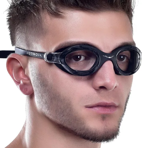 Miniatura 2 de AqtivAqua Gafas de natación, SX gafas de natación de visión amplia para adultos, hombres y mujeres, antivaho sin fugas