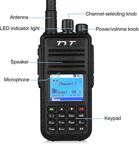 Miniatura 2 de TYT MD-380, walkie-talkie DMR/Moto TRBO