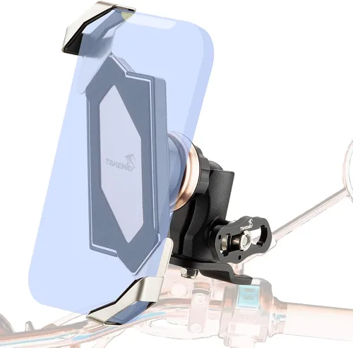 Miniatura 9 de Clampod HAWK1-PH05 - Soporte para teléfono, base de abrazadera para manillar de motocicleta y varios vehículos, ajustable, estable, brazo de doble